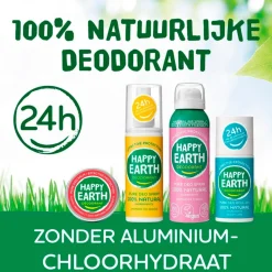 Happy Earth 100% Natural Pure Crystal Geurloze Deodorant Stick Best