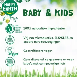 Happy Earth Baby & Kids 100% Natural Wash & Bath Gel Online