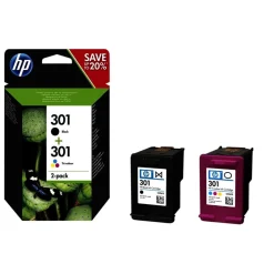 HP 301 Originele Zwarte/Drie-Kleuren Inktcartridges Best