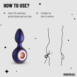 Hueman Deep Space Vibrerende Anaal Plug