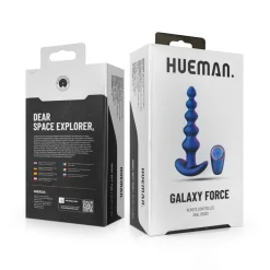 Hueman Galaxy Force Vibrerende Butt Plug met Afstandsbediening Clearance
