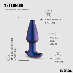 Hueman Meteoroid Rimmende Anaal Plug