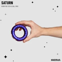 Hueman Saturn Vibrerende Cock/Ball Ring Hot