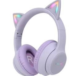 Imoshion Draadloze Bluetooth Kinder Koptelefoon met Verlichte Kattenoortjes New
