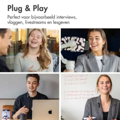 Imoshion Two Pack Draadloze Bluetooth Microfoon met Oplaadcase Online