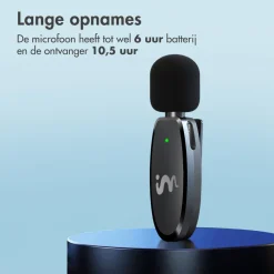 Imoshion Two Pack Draadloze Bluetooth Microfoon met Oplaadcase Online