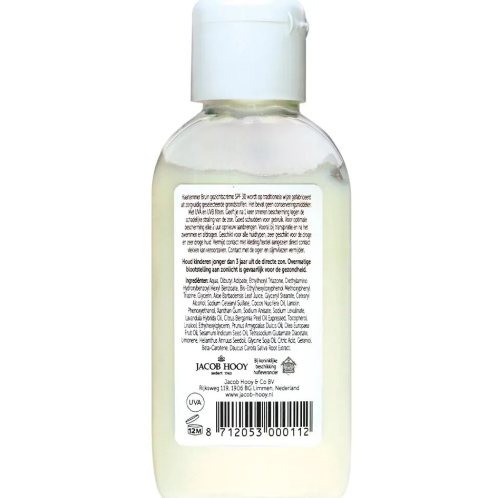 Jacob Hooy SPF30 Haarlemmer Bruin Gezichtscrème Clearance