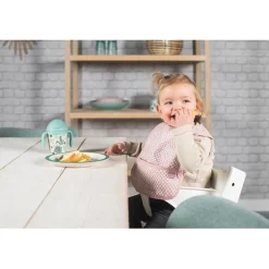 Jollein Snake Pale Pink 2-pack Waterproof Slabber Hot