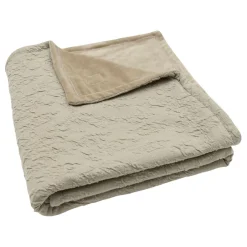 Jollein Soft Waves Olive Green / Velvet 100 x 150 cm Ledikantdeken Outlet