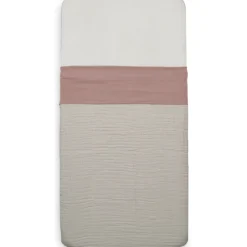 Jollein Wrinkled Cotton Rosewood 120 x 150 cm Ledikantlaken New