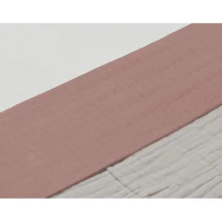 Jollein Wrinkled Cotton Rosewood 120 x 150 cm Ledikantlaken New