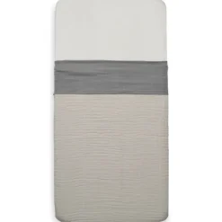 Jollein Wrinkled Cotton Storm Grey 75 x 100 cm Wieglaken Discount