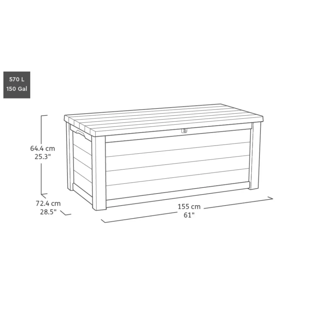 Keter Eastwood Opbergbox 570L Hot