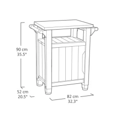 Keter Unity Classic BBQ tafel Hot