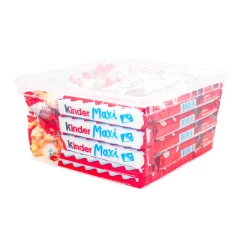 Kinder chocoladepakket: Bueno melk & wit, Maxi & Schokobons Best