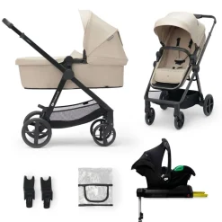Kinderkraft Newly 4-in-1 Pro Kinderwagen met Autostoel en Base Sale