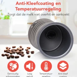 KitchenBrothers Elektrische Melkopschuimer Hot