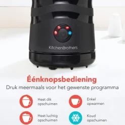 KitchenBrothers Elektrische Melkopschuimer Hot