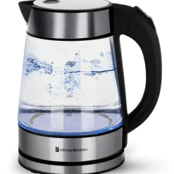 KitchenBrothers Glazen Waterkoker met LED Clearance