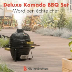 KitchenBrothers Kamado BBQ Deluxe Set New
