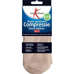 Lucovitaal Koper Geweven Compressie Steun Kousen Hot