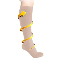 Lucovitaal Koper Geweven Compressie Steun Kousen Hot