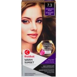 Kruidvat 7.3 Donker Goud Blond Crème Haarkleuring Clearance