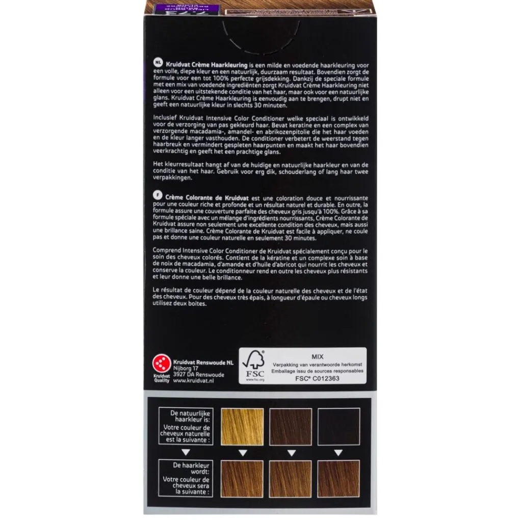 Kruidvat 7.73 Licht Goud Bruin Crème Haarkleuring Clearance