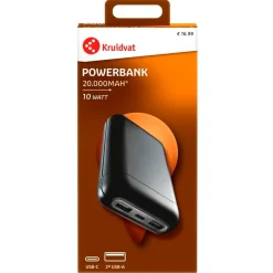 Kruidvat 20000 MAh Powerbank Outlet