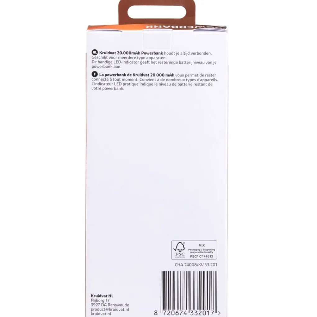 Kruidvat 20000 MAh Powerbank Outlet