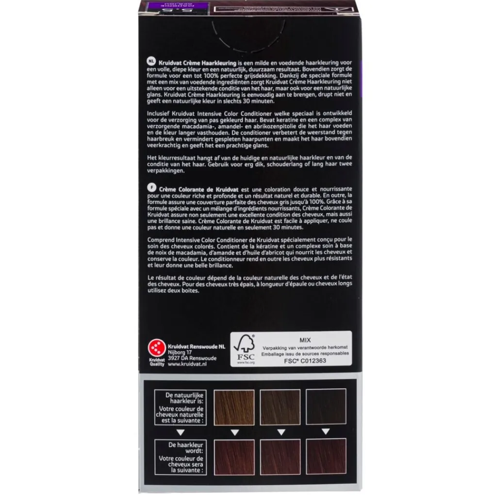 Kruidvat 5.5 Mahonie Crème Haarkleuring Discount