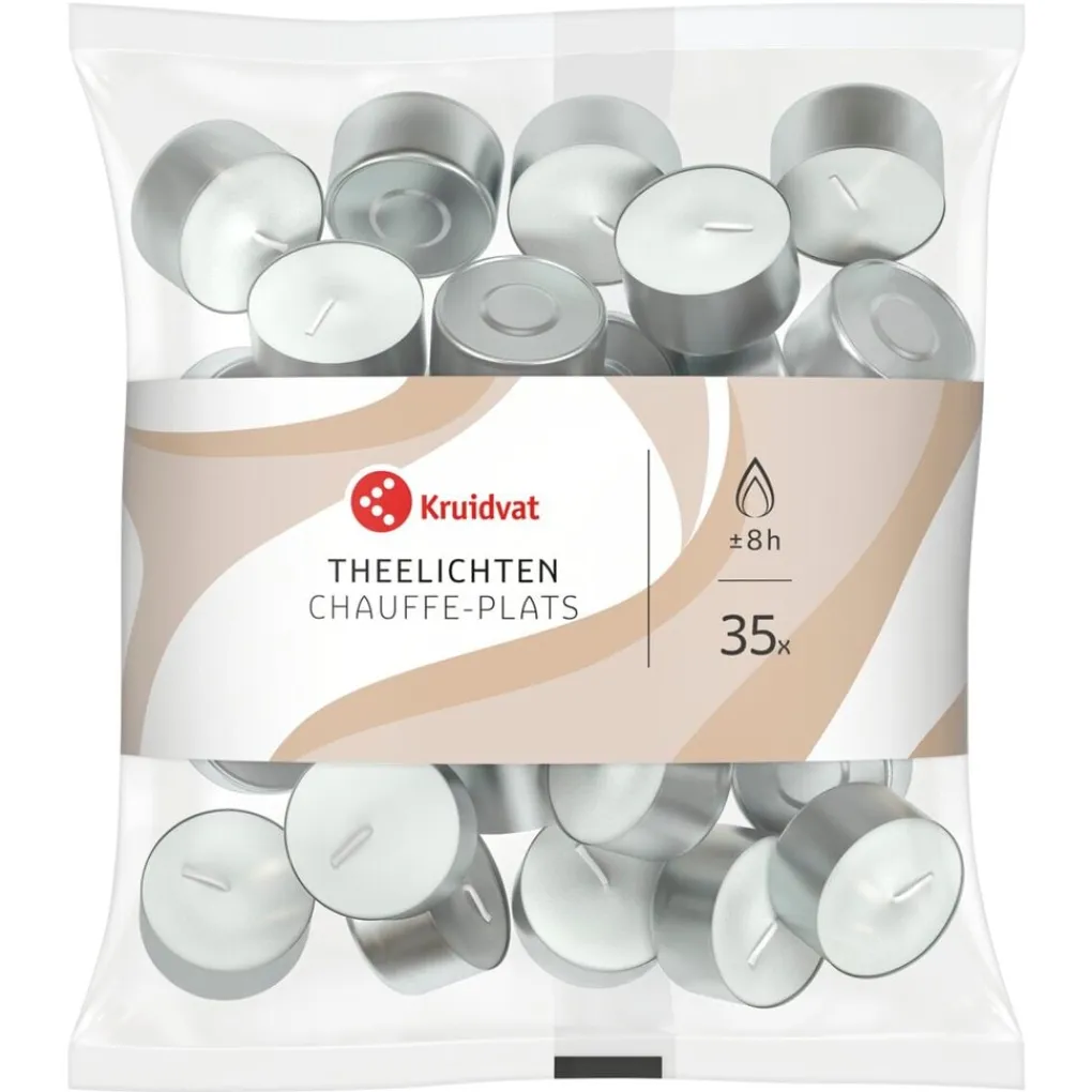 Kruidvat 8 Uurs Theelichten Hot