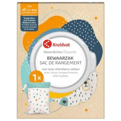 Kruidvat Bewaarzak voor Wasbare luiers met Berenprint Clearance