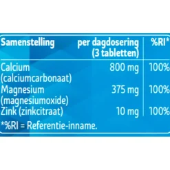Kruidvat Calcium Magnesium Zink Tabletten Sale