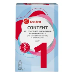 Kruidvat Content 1 Zuigelingenvoeding New