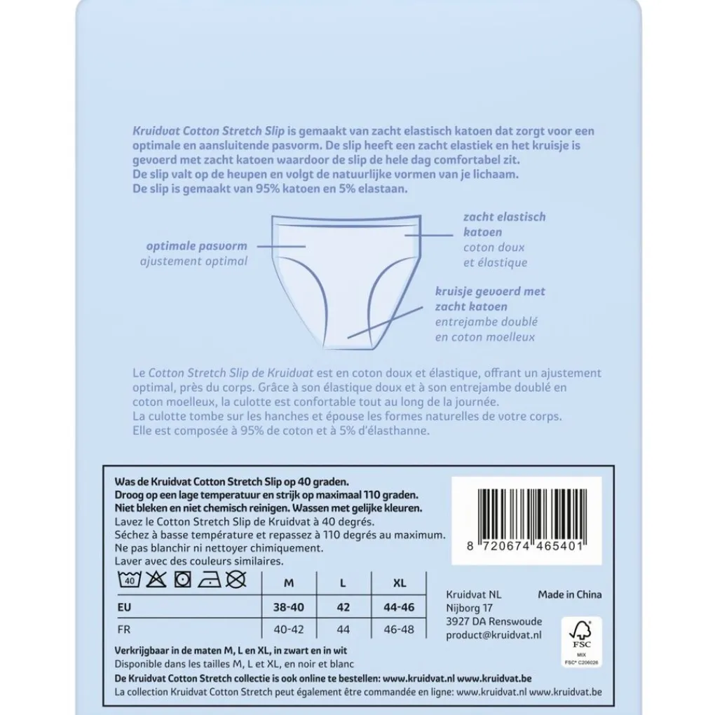 Kruidvat Cotton Stretch Damesslip New