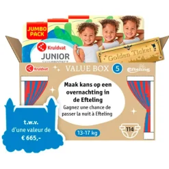 Kruidvat Efteling Junior Maat 5 Luiers Valuebox Discount