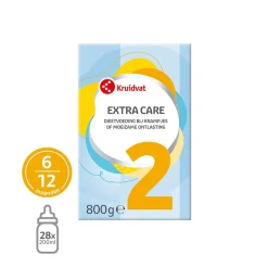 Kruidvat Extra Care 2 6-12M Dieetvoeding bij Krampjes en Moeizame Ontlasting