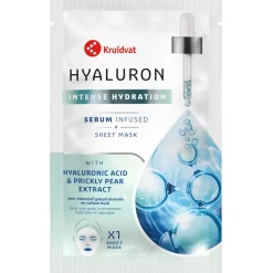 Kruidvat Hyaluron Intense Hydration Serum Infused Sheet Mask Hot