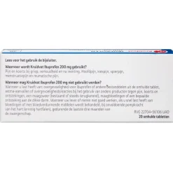 Kruidvat Ibuprofen 200mg Omhulde Tabletten Hot