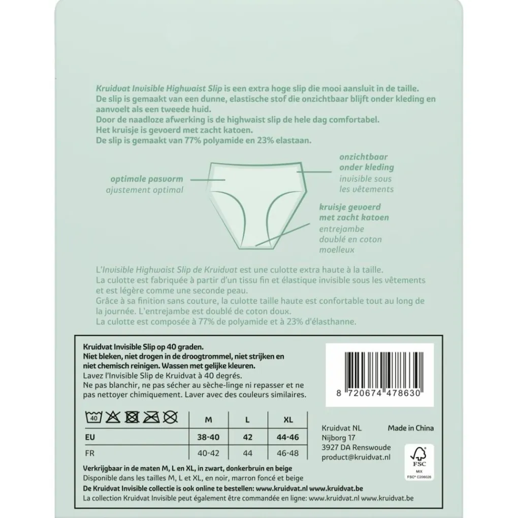 Kruidvat Invisible Highwaist Damesslip Best