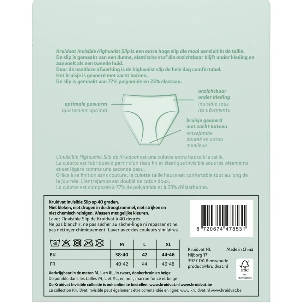 Kruidvat Invisible Highwaist Damesslip Sale