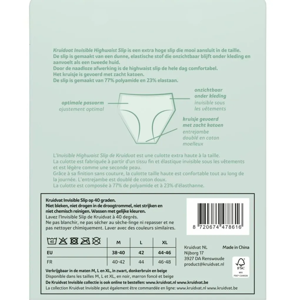 Kruidvat Invisible Highwaist Damesslip New