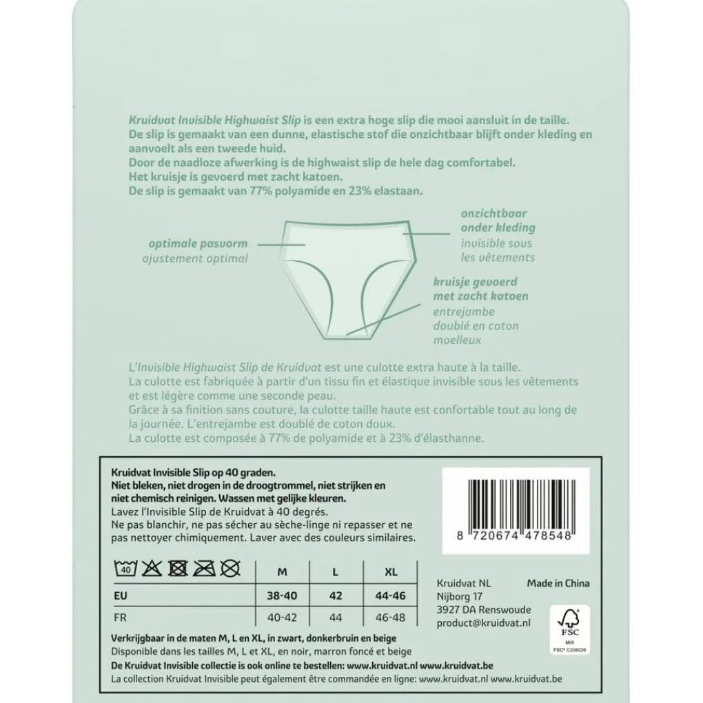 Kruidvat Invisible Highwaist Damesslip Best