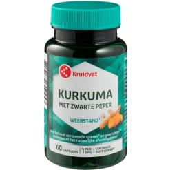 Kruidvat Kurkuma met Zwarte Peper Capsules