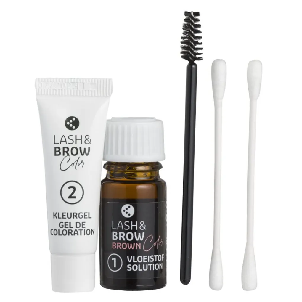 Kruidvat Lash & Brow Color Brown Wimper- en Wenkbrauwverf Discount