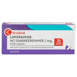 Kruidvat Loperamide HCl Diarreeremmer 2mg Harde Capsules