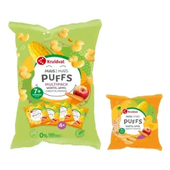 Kruidvat 7+M Bio Appel en Wortel Maïspuffs Discount
