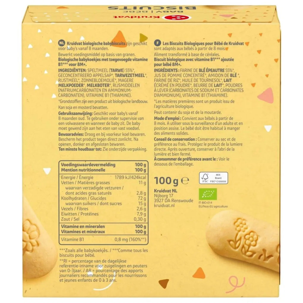 Kruidvat 8+M Bio Babybiscuits Discount