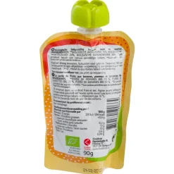 Kruidvat 6+M Bio Banaan met Appel en Wortel Knijpzakje Best